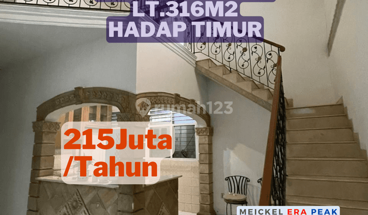 Disewa Rumah di Benhil, Lt. 316m2, Hadap Timur 1