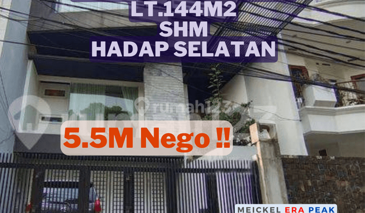 Dijual Rumah Green Ville, Lt.144m2, Shm, Hadap Selatan 1