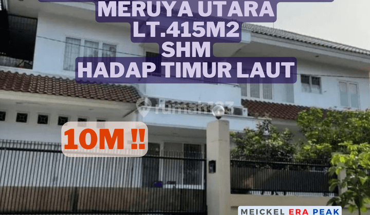 Dijual Rumah Kavling Dki Meruya, Lt. 415m2, Shm, Hadap Timur Laut 1