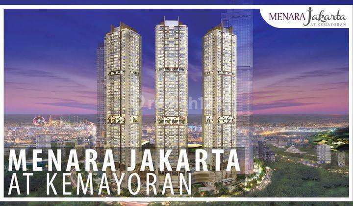 Dijual Apartemen Menara Jakarta, 35m2, 1br 1