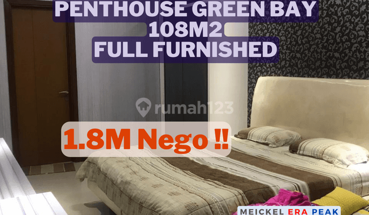 Dijual Penthouse Green Bay, 108m2, Full Furnished 1