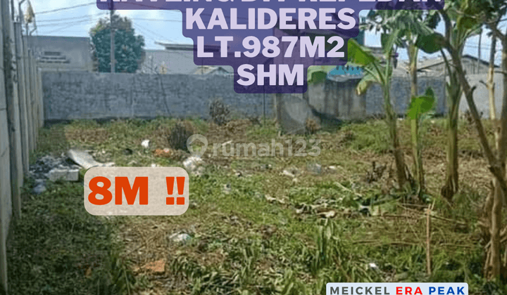 Dijual Kavling di Prepedan Kalideres, 987m2, SHM 1