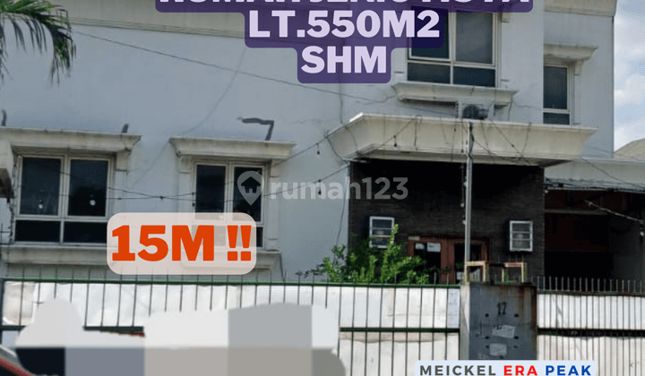 Dijual Rumah di Jl. Otista, Lt.550m2, SHM 1