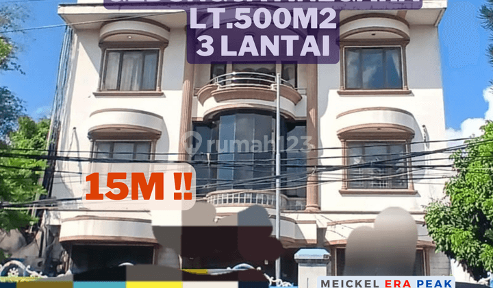 Dijual Gedung di Jatinegara, Lt.500m2, 3 Lantai