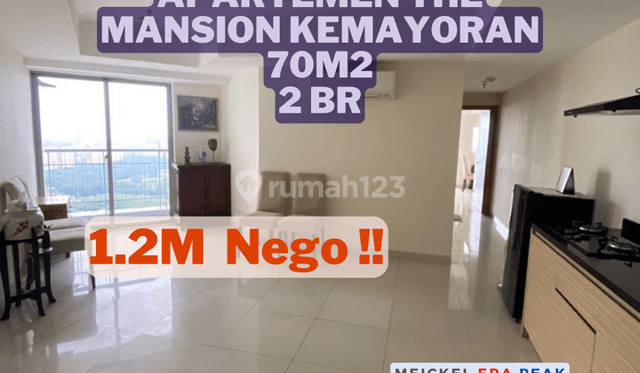 Dijual Apartemen The Mansion, 70m2, 2BR, Furnished, Lokasi Strategis 1