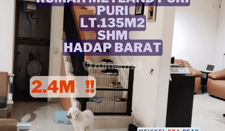 Dijual Rumah Metland Puri, Lt.135m2, SHM Bisa Kpr  1