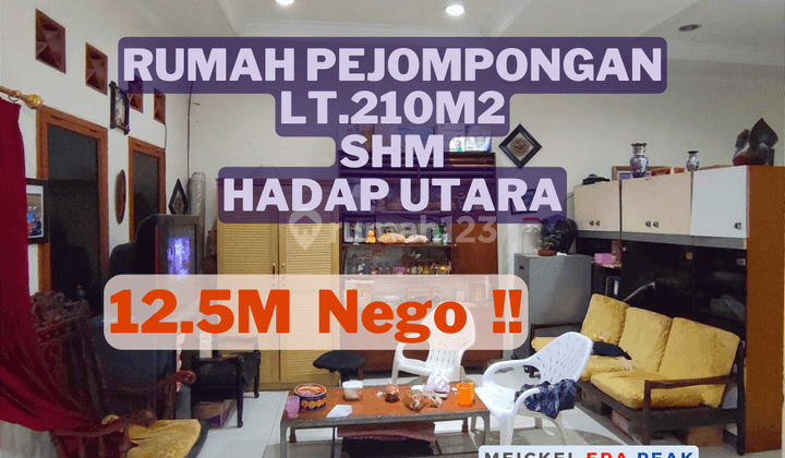 Dijual Rumah Pejompongan, Lt.210m2, SHM Bisa Kpr  1