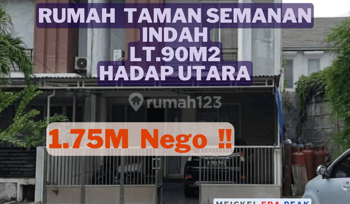 Dijual Rumah Taman Semanan Indah, Lt.90m2, Hadap Utara 1