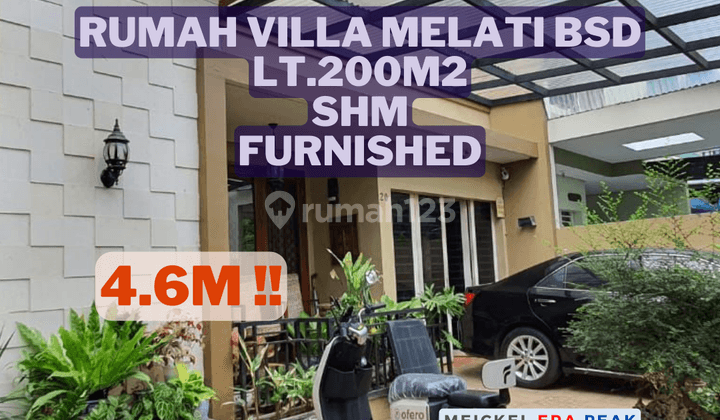 BISA KPR!! DIJUAL Rumah Villa Melati Gading, Lt.200m2, SHM 1