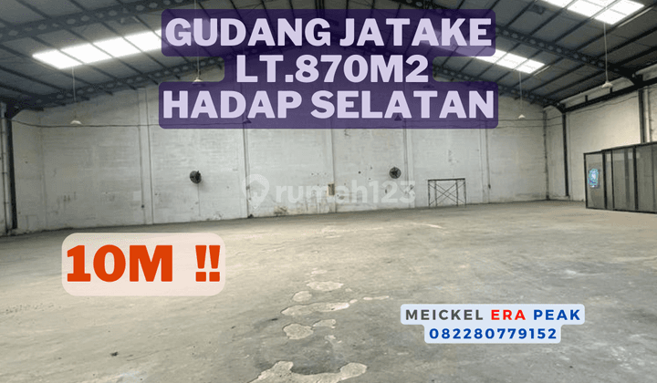 DIJUAL Gudang Jatake, Lt.870m2, Hadap Selatan 1