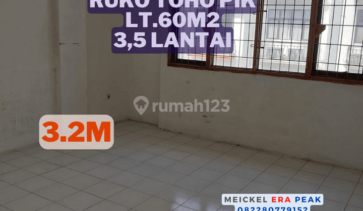 Lokasi Startegis Dijual Ruko Toho Pik, Lt.60m2, 3.5 Lantai 1