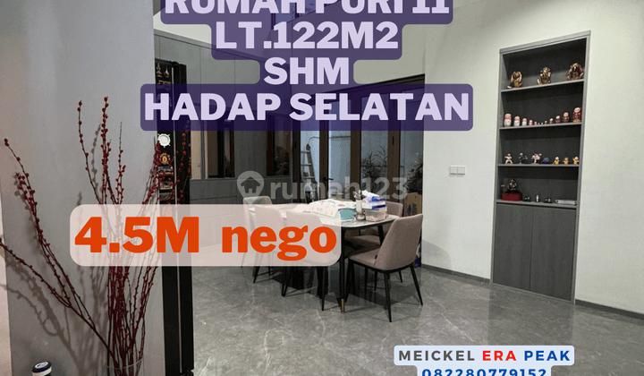 Nego Sampai Deal Dijual Rumah Puri 11, Lt,122m2, Shm, Hadap Selatan 1