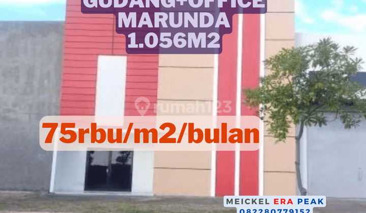 Lokasi Strategis Disewa Gudang + Office Marunda, 1.056m2 1