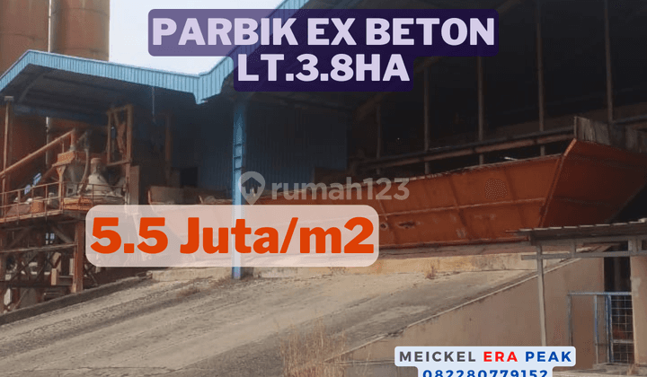 Best Price Dijual Pabrik Ex Pricast Beton, 3.8ha 1