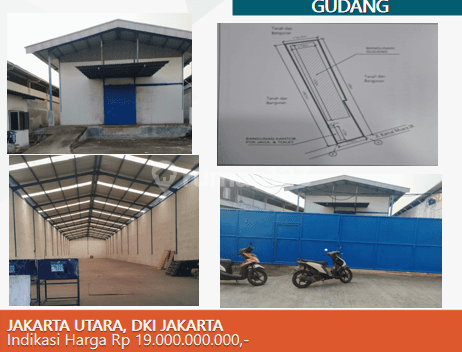 Lokasi Startegis Dijual Gudang di Kamal Muara, Lt. 1.610m2, SHM 2