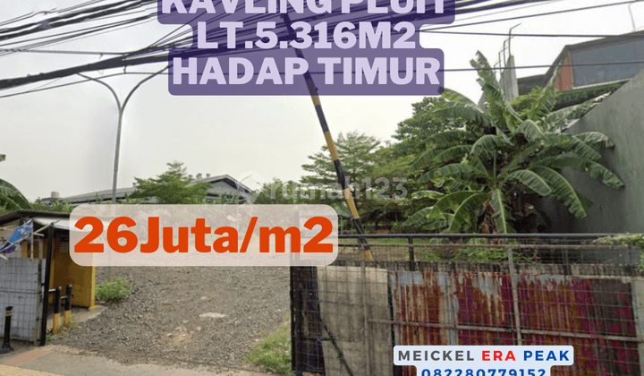 Lokasi Startegis Dijual Kavling Pluit, Lt.5316m2, Hadap Timur 1