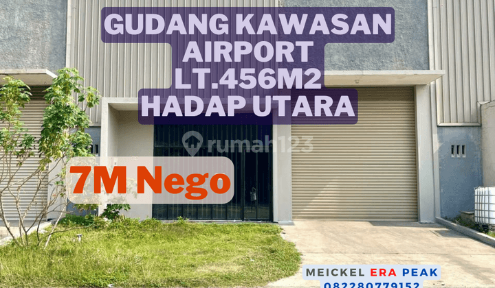 Lokasi Strategis Dijual Gudang Kawasan Airport City, Lt,456m2, Hadap Utara 1