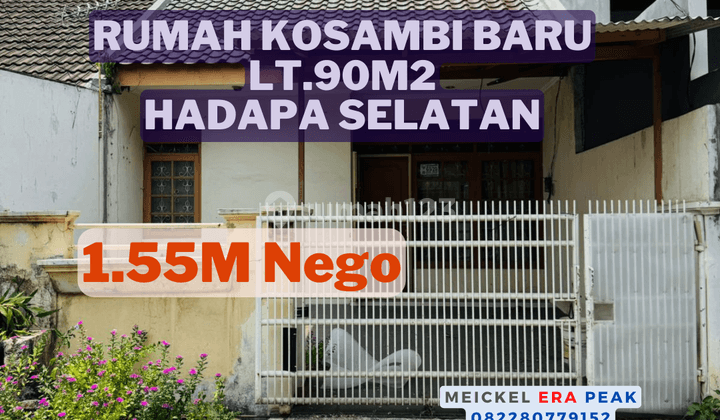 Harus Terjual Dijual Rumah Kosambi Baru, Lt.90m2, Hadap Selatan 1