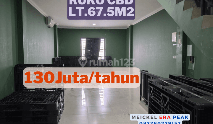 Lokasi Strategis Dijual Ruko Cbd, Lt.67.5m2 1