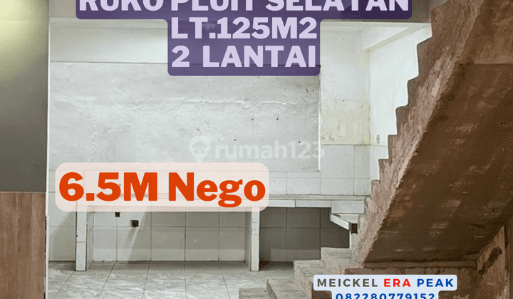 Lokasi Startegis Dijual Ruko Pluit Selatan, Lt.125m2, 2 Lantai 1