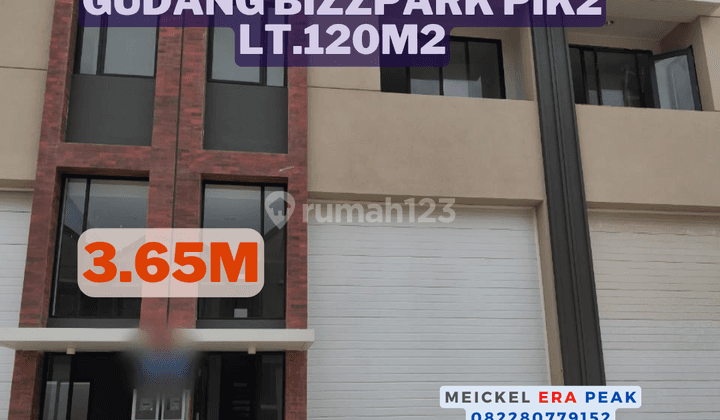 Lokasi Startegis Dijual Gudang Bizzpark Pik2, Lt,120m2 1