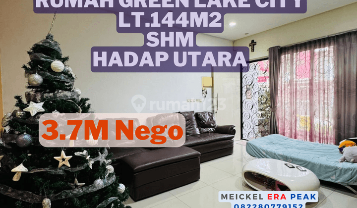 Nego Sampai Deal Dijual Rumah Green Lake City, Lt.144m2, Shm, Hadap Utara 1