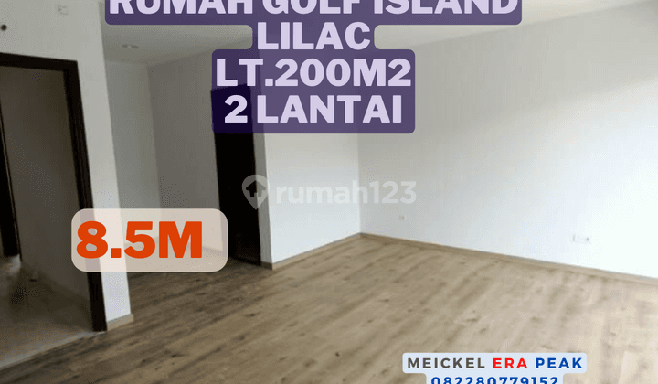 Harus Terjual Dijual Rumah Golf Island, Lt.200m2, 2 Lantai 1