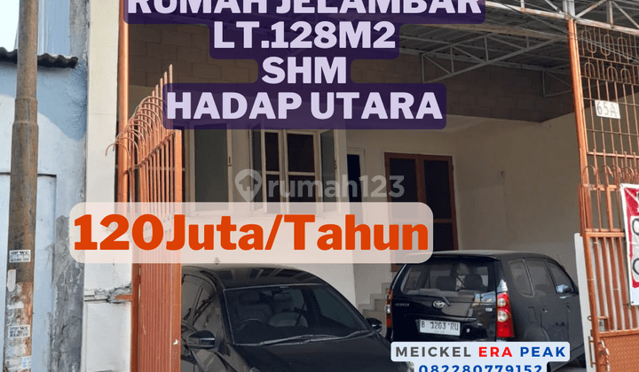 Best Price disewa Rumah Jelambar, Lt.128m2, Shm, Hadap Utara 1