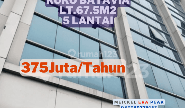 Lokasi Startegis Disewa Ruko Batavia, Lt.67m2, 5 Lantai 1