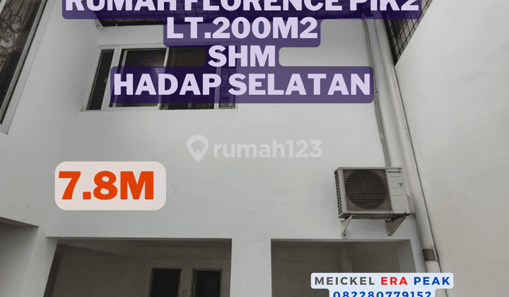 Bisa Kpr Dijual Rumah Florence Pik1, Lt.200m2, Shm, Hadap Selatan 1