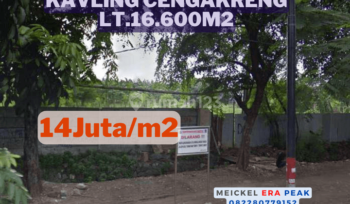 Lokasi Startegis Dijual Kavling Cengkareng, Lt.16.600m2 1