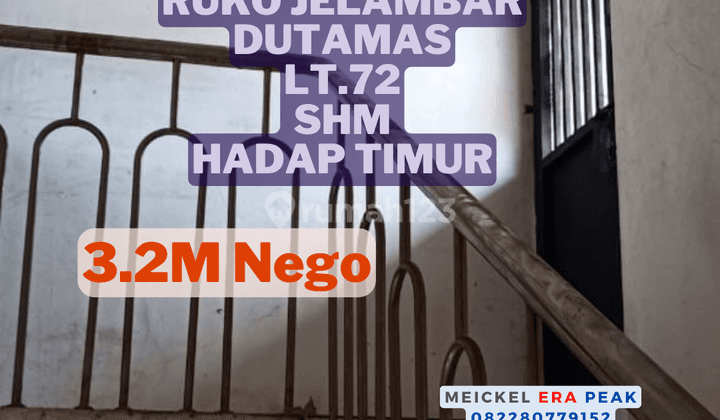 Lokasi Startegis Dijual Ruko Jelambar, Lt.72m2, Shm, Hadap Timur 1