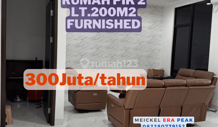 Best Price Disewa Rumah Pik2, Lt.200m2, 2 Lantai 1