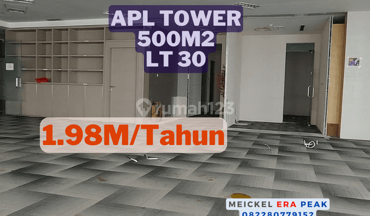 Lokasi Startegis Disewa Apl Tower, 500m2, Lt.30 1