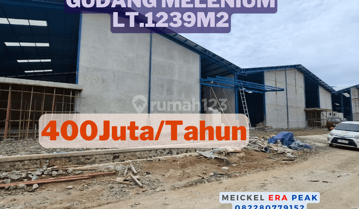 Lokasi Startegis Disewa Gudang Melenium Cikupa, Lt.1359m2 1