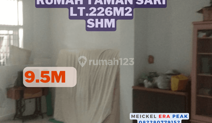 Bisa Kpr Dijual Rumah Taman Sari, Lt.226m2, Shm, 4 Lantai 1