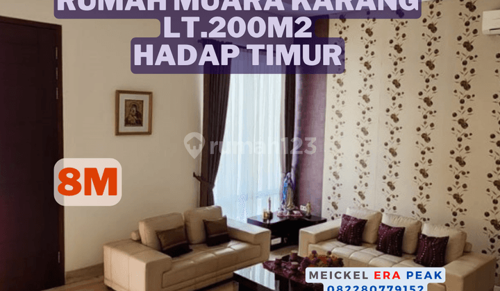 Harus Terjual Dijual Rumah Muara Karang, Lt.200m2, 3.5 Lantai 1