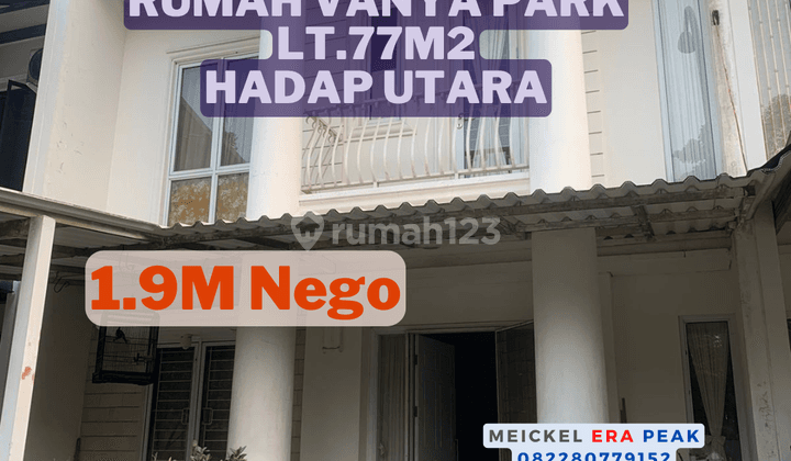 Best Price Dijual Rumah Vanya Park Bsd, Lt.77m2, Hadap Utara 1