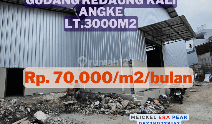 Lokasi Strategis Disewa Gudang Kedaung Kali Angke, Lt.3000m2 1