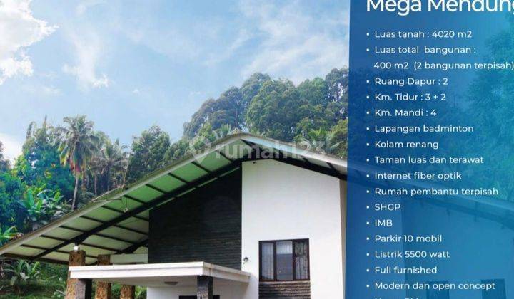 Villa Mega mendung cisarua Bogor siap huni 2