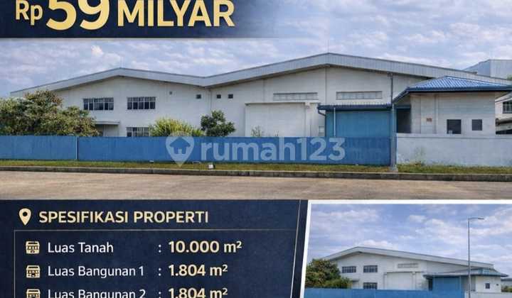 For Sale: Factory and Warehouse in the Knic West Karawang Area