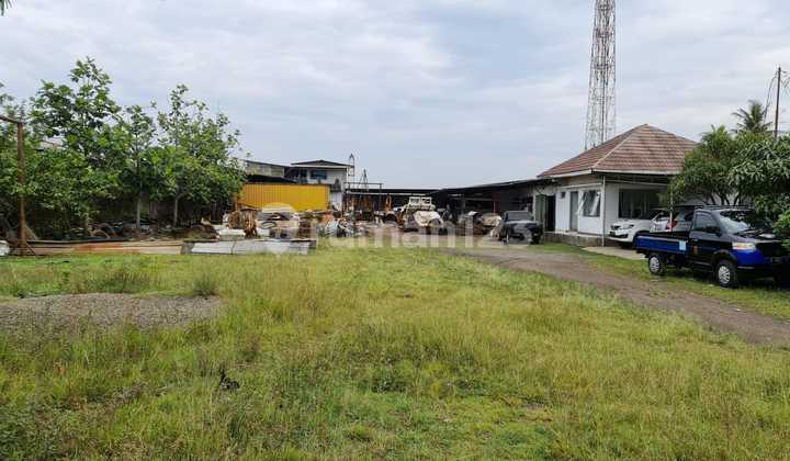 Tanah Kotak Di Sapan Dekat Tol Akses Kontainer 40ft