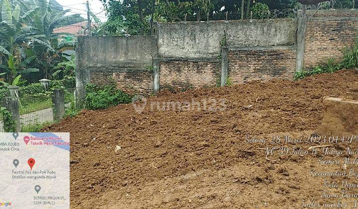 Tanah Depok Dijual 100 Meter Jalan Raya Margonda SHM 1