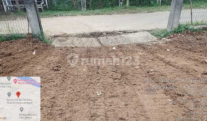 Tanah Depok Dijual 100 Meter Jalan Raya Margonda SHM 2