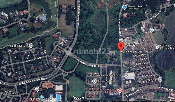 Tanah SHM 10.670 m² di Jalan Raya Kelapa Dua Karawaci 2