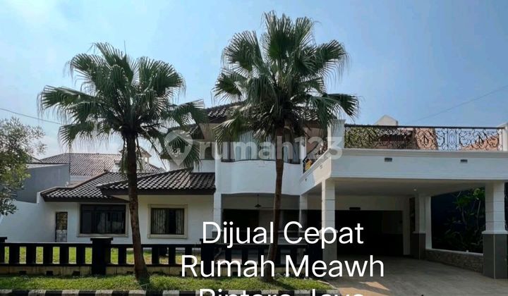 Dijual Murah Rumah Mewah Tanah Luas Dekat Tol di Bintaro Sektor 7