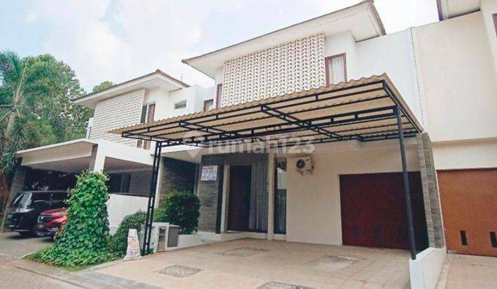 Rumah Siap Huni 2lt Modern Tropis Cluster Discovery Bintaro Jaya 1