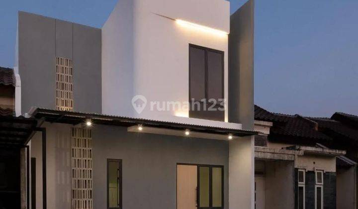 Rumah Cantik 2lt Modern Minimalis Siap Huni Di Graha Raya Bintaro 1