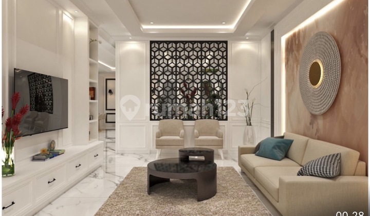 Rumah Mewah Bergaya Classic di Permata Buana Full Furnished 2