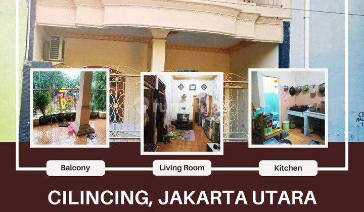 Jual Cepat, Rumah 2 Lantai Depan Taman Bermain Di Cilincing 1